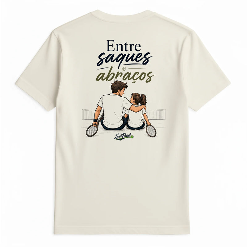 Camiseta - Entre Saques e Abraços Filha
