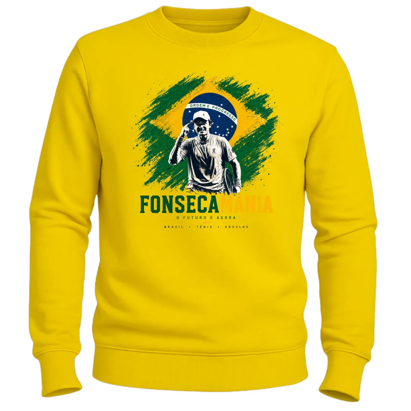 Moletom Amarelo -  Brasil Fonsecamania