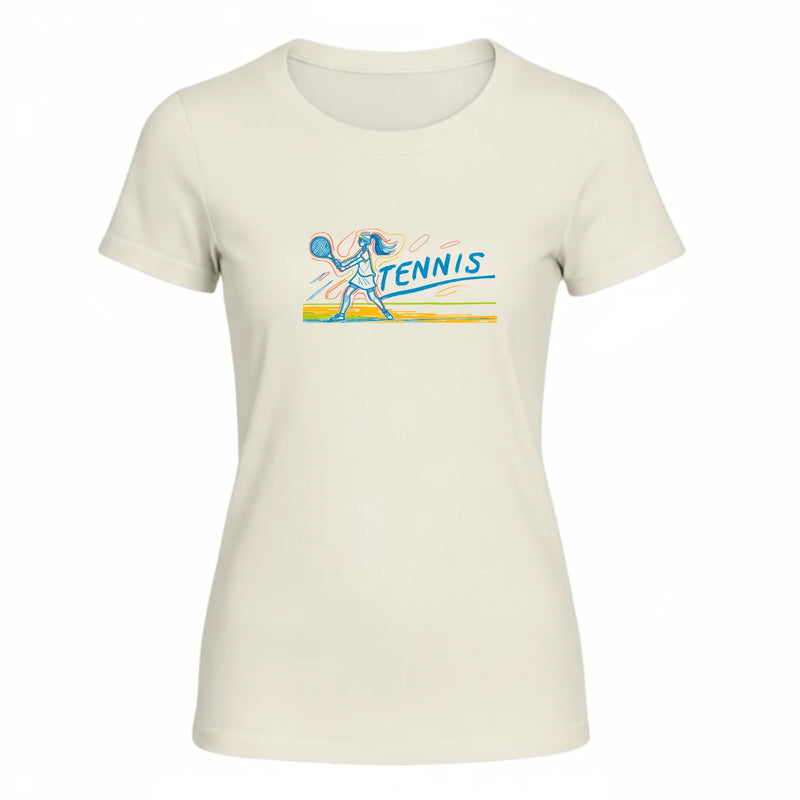 Camiseta Feminina - Tennis Desenho