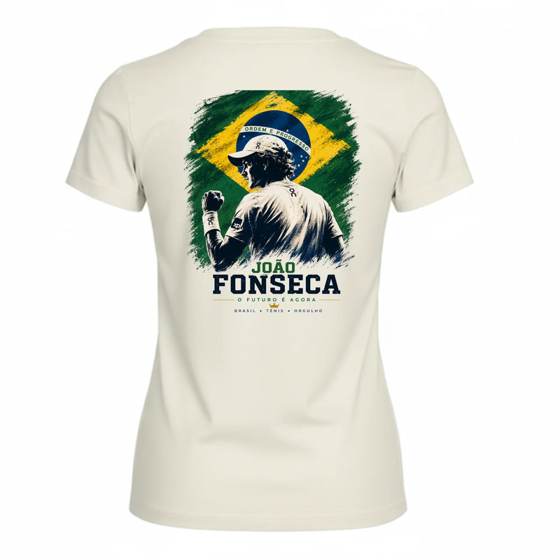 Camiseta Feminina - Brasil João Fonseca