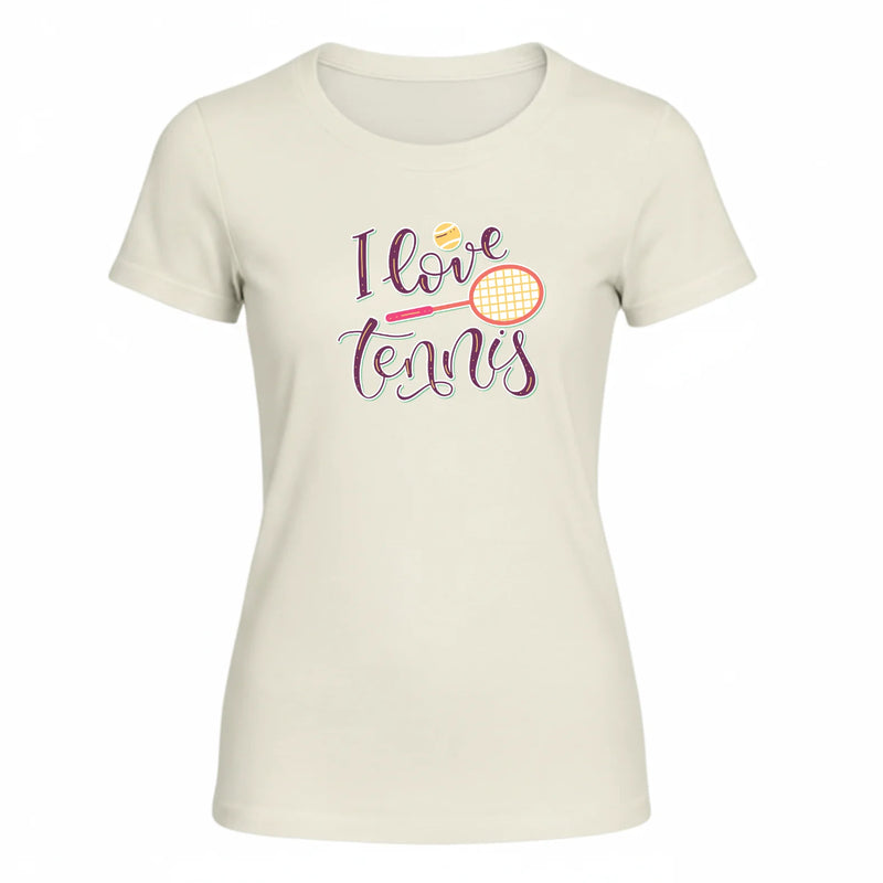 Camiseta Feminina - I Love Tennis